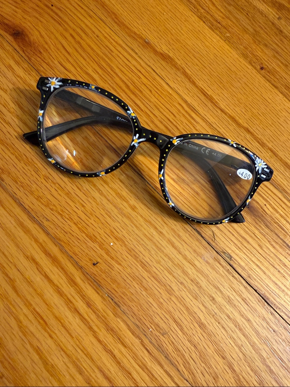 Hand Painted Reading Glasses +4.00